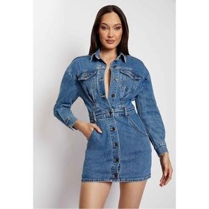 Meshki denim dress